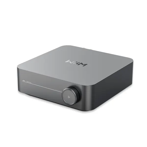 WiiM Amp streaming amplifier in gray